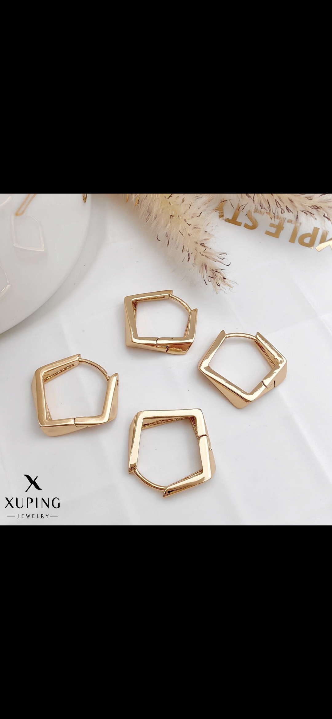 گوشواره چندضلعی ژوپینگ